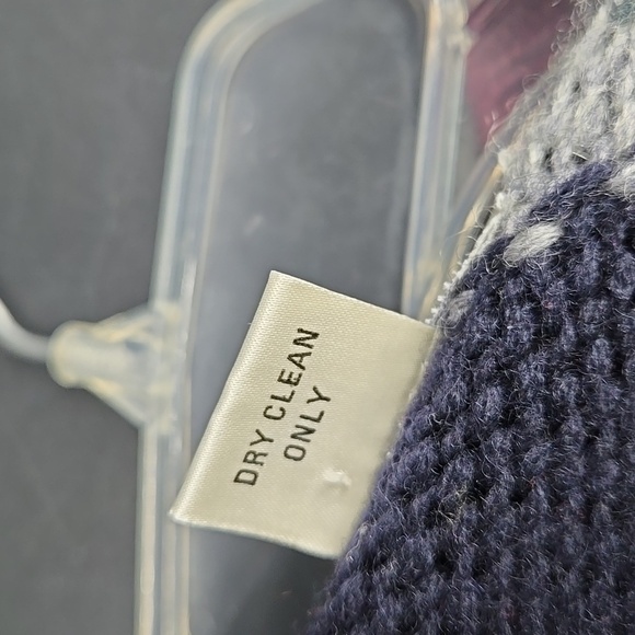 J H Collectibles Wool Argyle Longline Cardigan Sweater Button Front Small - Picture 4 of 10